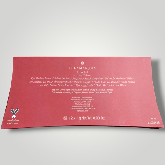 Illamasqua | Unveiled | Artistry Palette | Eyeshadow Pallet | NEW | NWT | - Picture 5 of 9